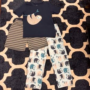 Gently Used Carter’s Kids 3-piece Pajama Set, size 10